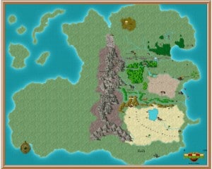 My incomplete fantasy map