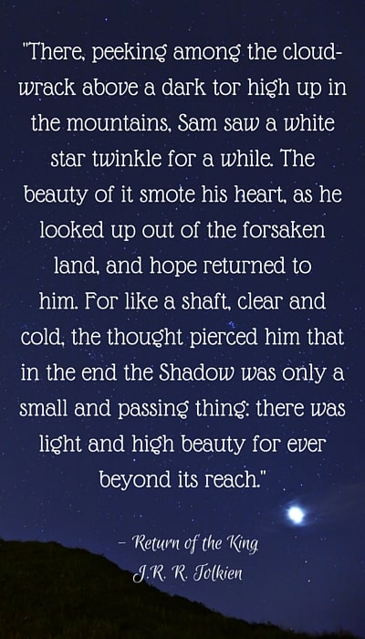 Light and High Beauty quote from The Return of the King by J.R.R.Tolkien