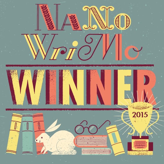 NaNoWriMo 2015 winner's badge