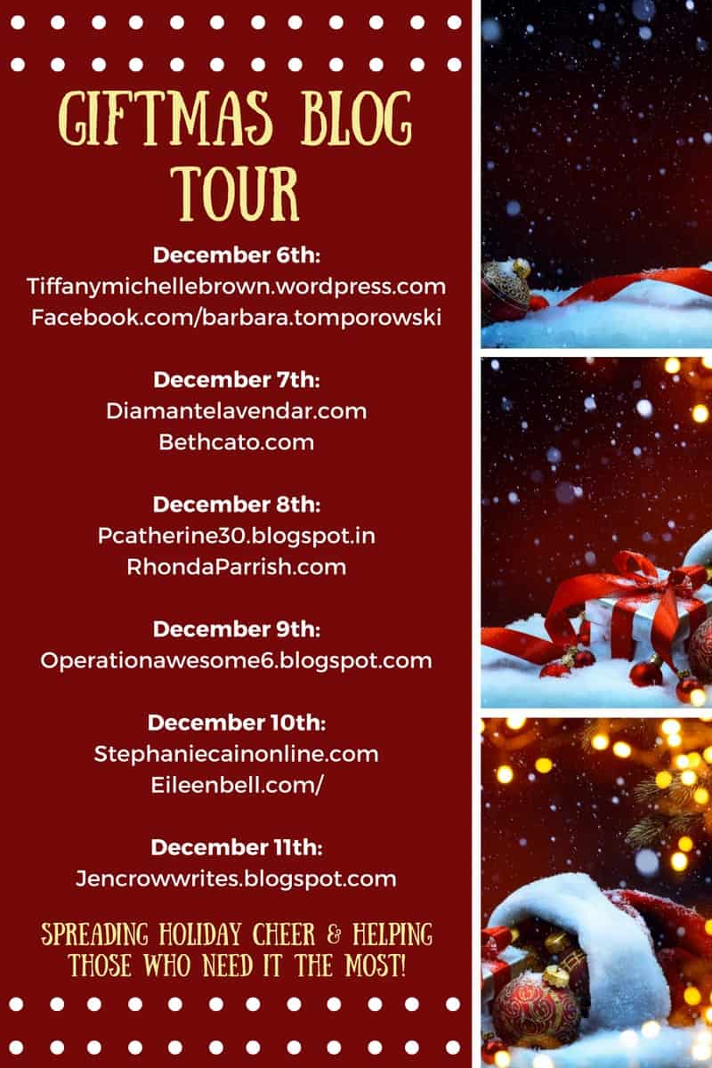 Giftmas Blog Tour Schedule graphic