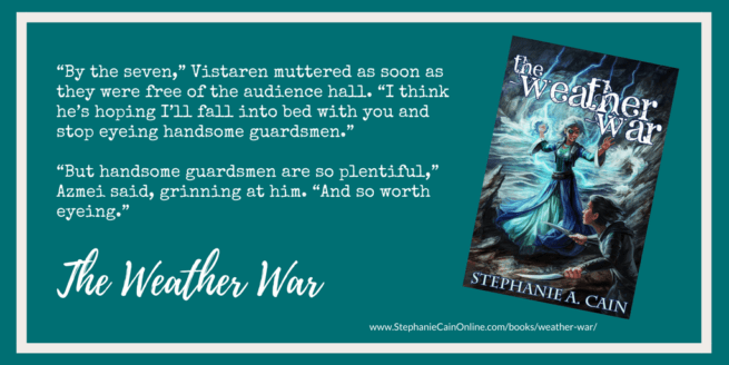 Shareable quote from The Weather War by Stephanie A. Cain